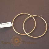 Creole 5 cm placate cu aur Shelly