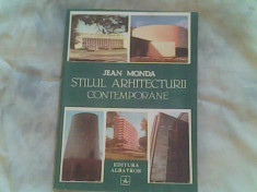 Stilul arhitecturii contemporane-Jean Monda foto