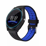 Cumpara ieftin Ceas SmartWatch TarTek&trade; V9 - Black &amp;amp; Blue Edition