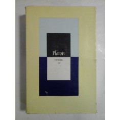 PLATON - OPERE volumul 4 (IV)- Editura Stiintifica