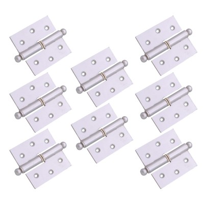 Balama din aluminiu, dreapta, pentru usa, saten, 70 x 70 mm, 10 buc / set foto