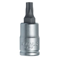 Cap cheie tubulara, profil torx exterior, Kronus, TX10 x 1/4 foto