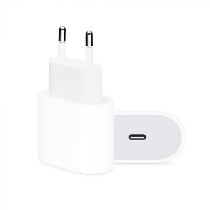 Alimentator Incarcator Compatibil Apple 20W Fast Charging USB-C 110-220v Output DC5V / DC9V / DC12V