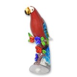 Papagal-figurina din sticla Murano MG-197