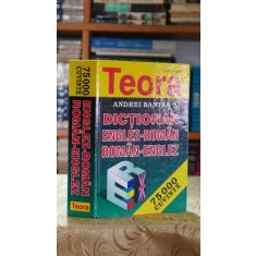 Dictionar Englez-Roman; Roman-Englez (75.000 de cuvinte) - Andrei Bantas