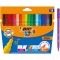 Set Marker BIC Visa, lavabile, Multicolor, 18 buc