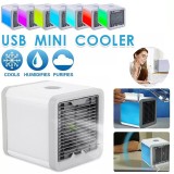 Cumpara ieftin Mini Aer conditionat portabil 3 in 1 cu USB , Racire, Umidificare, Purificare Led 7 culori