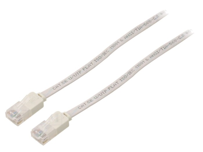Patch cord UTP Cat5e Alb 10m