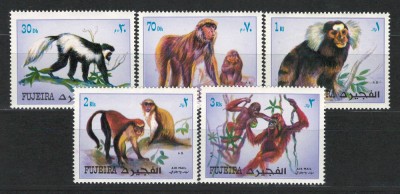 Fujeira 1972 Mi 1532/36 MNH - Maimute foto