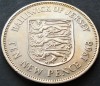 Moneda exotica 10 NEW PENCE - JERSEY, anul 1968 *cod 1840, Europa