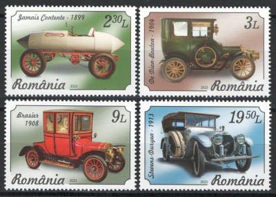Romania 2023 LP 2402 Istoria automobilului foto