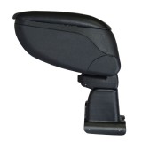 Cotiera BestAutoVest pentru Dacia Logan 1 2004-2013 , rabatabila cu capac culisabil imbracat in piele eco, model ArmCik Kft Auto, AutoLux