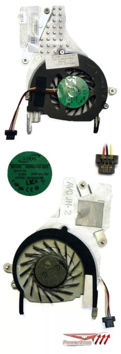 Cooler Laptop, HP, Mini 110 3000, CQ10, 608772-001, AD5005HX-QD3, KSB0405HA-AA02, 5V, 0.30A