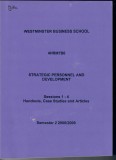 Strategic Personnel and Development