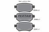 Set placute frana TEXTAR 2234901