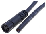 Conector M8 1m Mamă 3 PIN Cu Manșon și Cabluri