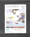 Columbia.1986 Posta aeriana:Anul international al pacii-Pictura GC.73, Nestampilat