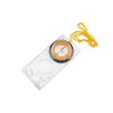 Busola Cartografica IdeallStore&reg;, Multifunctionala, cu Lupa, Scale 1:25000/50000, Camping, Drumetii, Vanatoare, 12.7cm