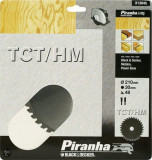 Disc 210 x 30 mm Black+Decker X13045 Lemn TCT HM 48T