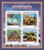 Timbre Niger 2016 - Set Complet Testoase, Colita + Bloc MNH
