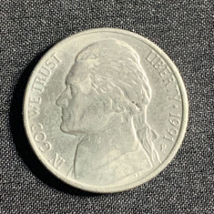 Moneda five cents 1991 USA