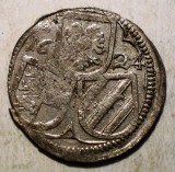 G.318 AUSTRIA FERDINAND II 2 PFENNIG 1624 BILLON UNIFATA