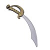 Sabie de Pirat, curbata, 45 cm, Plastic, ATU-080418, Oem