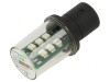 Lampă LED portocalie 24V BA15D