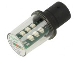 Lampă LED portocalie 24V BA15D