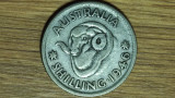 Australia -moneda de colectie- 1 shilling 1946 argint -George VI- stare buna, Australia si Oceania