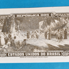 5 Cruzeiros Brazilia - Bancnota veche anii 1960 - piesa SUPERBA