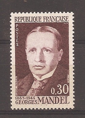 Franta 1964 - 20 de ani de la moartea lui Georges Mandel, MNH