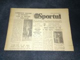 ZIARUL SPORTUL 6 OCTOMBRIE 1981