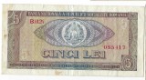 Bancnota 5 lei 1966 - Romania