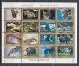 A12 S7 10 - Timbre foarte vechi - Umm all Qiwain - animale salbatice - bloc filatelic