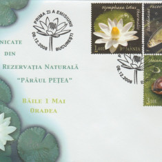 2008 Romania, FDC Rezervatia Paraul Petea - Baile 1 Mai Oradea LP 1822, prima zi