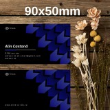 Carti de Vizita Model 7 Negru-Albastru , Design Modern si Profesional