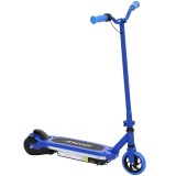 AIYAPLAY Trotinetă electrică pentru copii 6-14 ani, viteză maximă 10 km/h, lumini LED colorate, fr&acirc;nă electrică, albastru | Aosom Romania