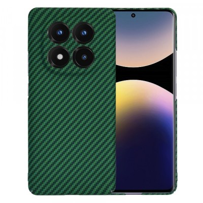 Husa pentru Xiaomi Redmi Note 14 Pro+ 5G, Techsuit, Carbonite FiberShell, Verde foto
