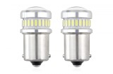 Set becuri auto cu LED CANBUS compatibil P21 R5W/R10W 30 SMD Alb 12V/24V,