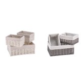 Cumpara ieftin Set 6 cosuri depozitare 26 x 17 x 13 cm, 40 x 30 x 15 cm