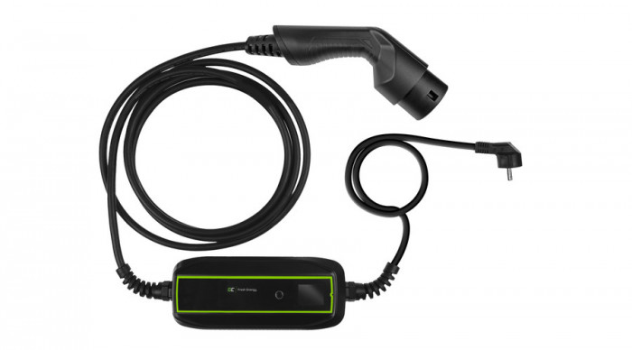 GC EV PowerCable 3.6kW Schuko - &Icirc;ncărcător portabil de tip 2 pentru &icirc;ncărcarea mașinilor electrice și a hibrizilor Plug-In