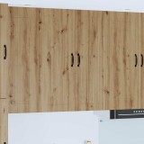 vidaXL Dulap suspendat de bucătărie Stejar Artizanal 80 x 31 x 100 cm 885154