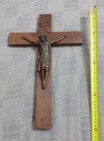 Crucifix vechi de perete 40 cm. lungime anii 1930-1950