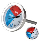 Cumpara ieftin Termometru inox gratar afumatoare cuptor barbeque boiler fum 0 - 300gC