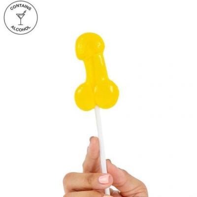SECRETPLAY - COCK LOLLIPOP WITH ALCOHOL PINEAPPLE COLADA foto