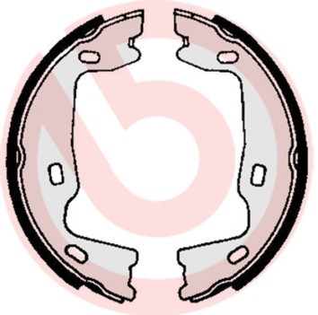 BREMBO S 59 521 ESSENTIAL LINE Set saboti frana, frana de mana