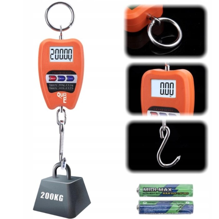 Cantar electronic, capacitate 0,5-200 kg precizie 100 g, Verke