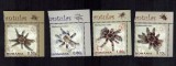 Romania 2010 Fauna Tarantule Serie completa MNH colt de coala LP 1856 b