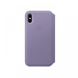 Husa Original iPhone X / XS Apple Leather Folio Lilac